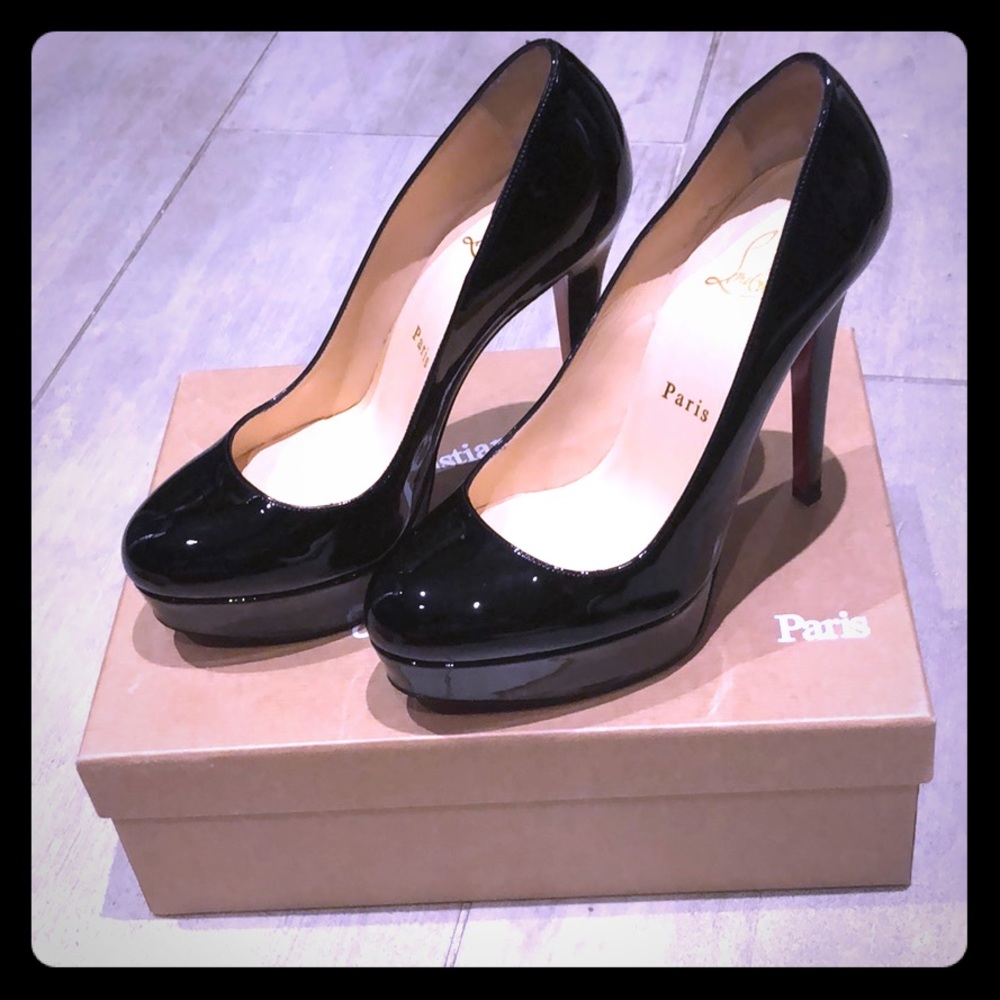Christian Louboutin ‘Bianca’ Pantent Pumps 37.5